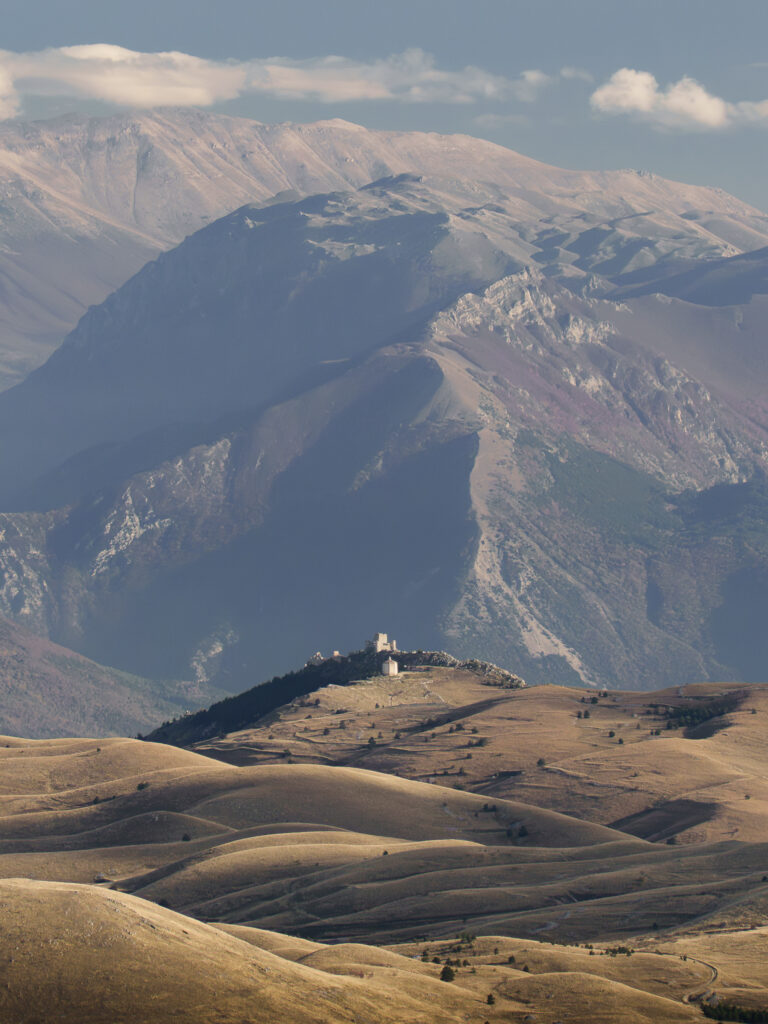 Rocca Calascio vista da Monte Cristo (L'Aquila). 1 Novembre 2025.