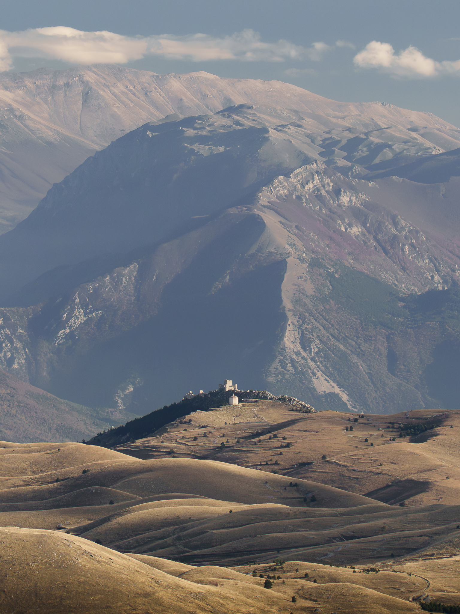 Rocca Calascio vista da Monte Cristo (Abruzzo)